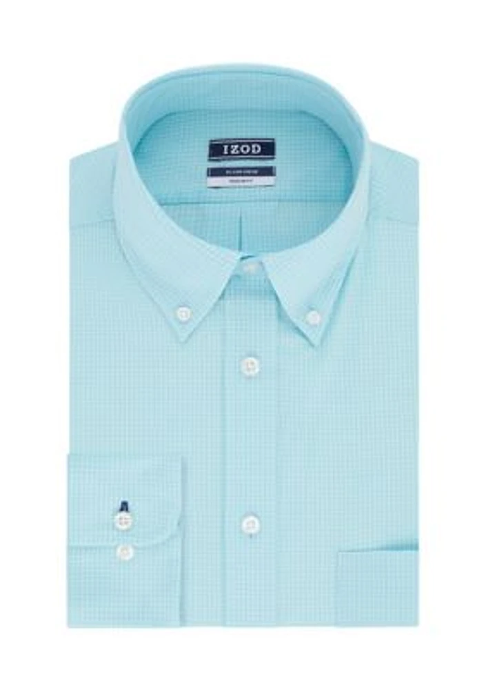 Men's Regular Fit All Over Stretch Dress Shirt