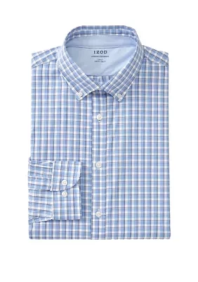 Men's Slim Fit Stretch Cool FX Cooling Collar Dress Shirt