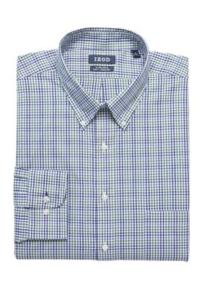 Men's Big All Over Stretch Dress Shirt