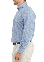 Men's Big All Over Stretch Dress Shirt