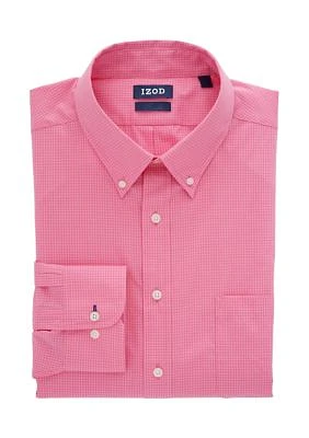 Men's Big All Over Stretch Gingham Dress Shirt