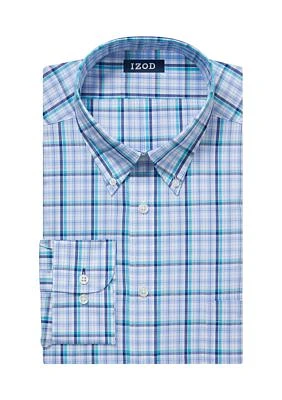 Checkered Button Up Dress Shirt