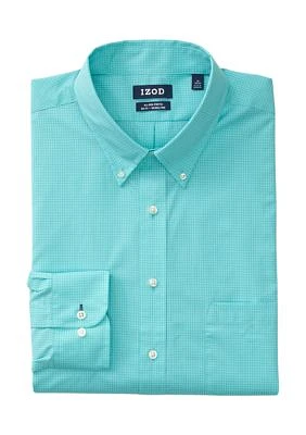 Men's Tall Allover Stretch Gingham Dress Shirt