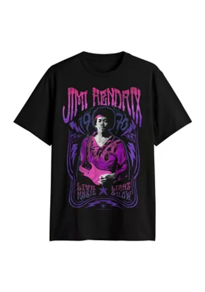 Big & Tall Short Sleeve Jimi Hendrix Daze Graphic T-Shirt