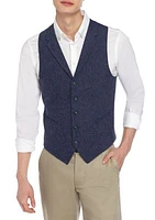 Blue Donegal Vest