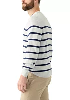 Men's Striped Crew Neck Sweater