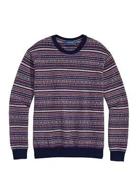 Wool Fair Isle Print Sweater