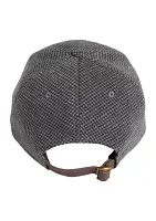 Knit Houndstooth Baseball Hat