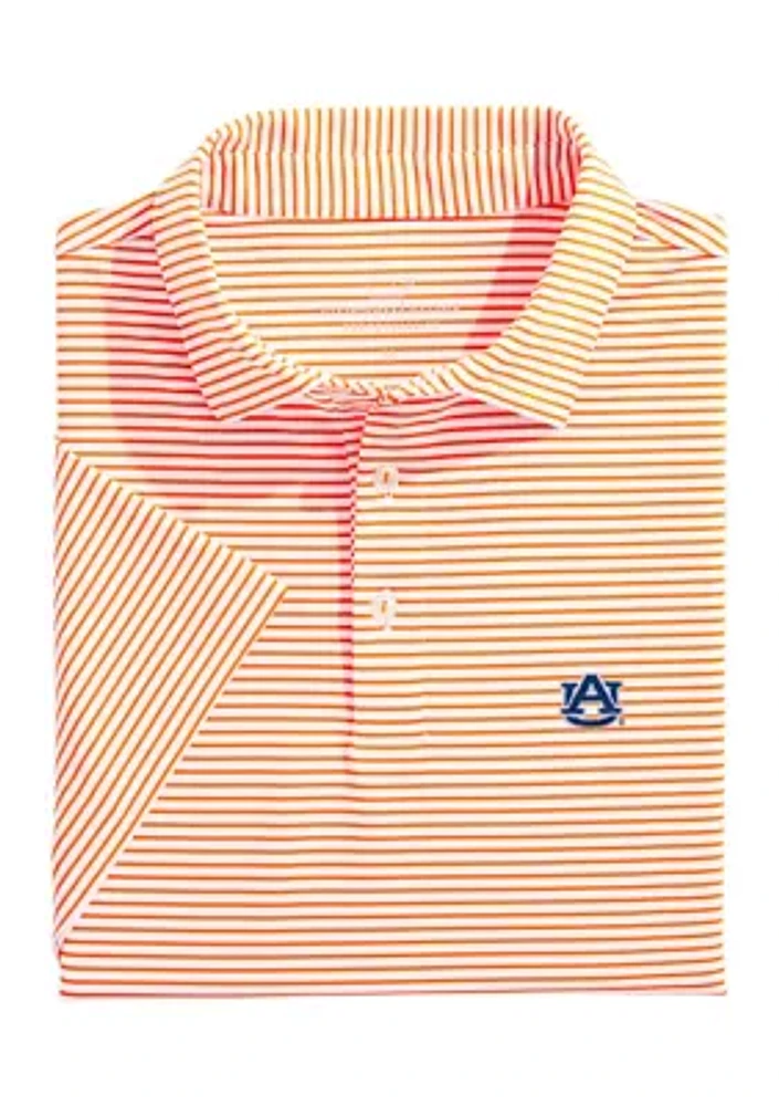 NCAA Auburn Tigers  Bradley Stripe Sankaty Polo Shirt