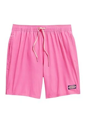 Men's 7'' Solid Chappy Swim Trunks