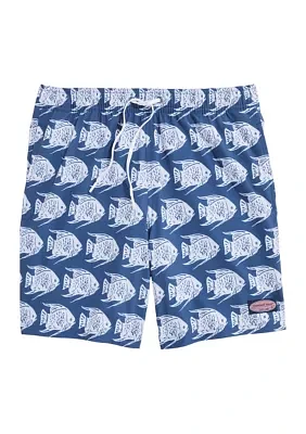 7" Printed Chappy Swim Trunks