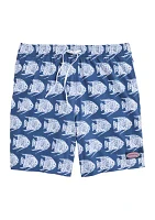 7" Printed Chappy Swim Trunks