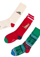 Holiday Icon Socks - 3 Pack