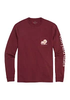 Turkey Character Whale Logo Graphic T-Shirt