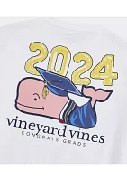 Graduation Whale 2024 Short-Sleeve Pocket T-Shirt