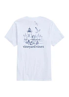 Men's Toile Edgartown Lighthouse Short Sleeve Graphic T-Shirt