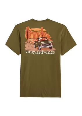 Men's Autumn Car Ride Short Sleeve Graphic T-Shirt