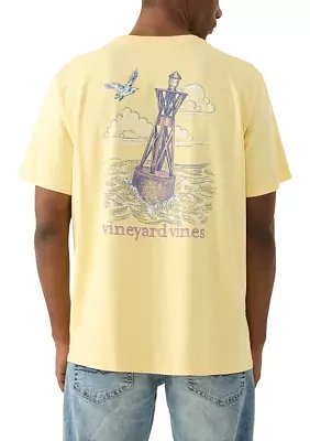 Men's Buoy Scene Short Sleeve Graphic T-Shirt