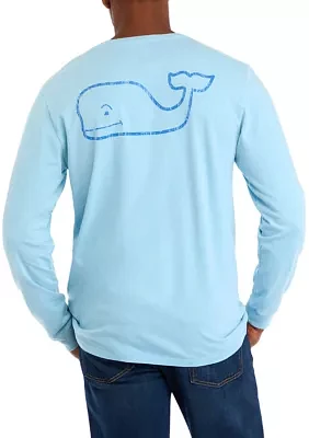 Men's Heritage Wash Vintage Whale Logo Pocket T-Shirt