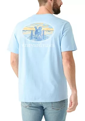 Men's Sunset Pier Pernese Mountain T-Shirt