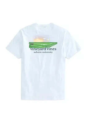 NCAA Auburn University Field Painterly Short Sleeve Pocket T-Shirt