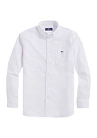 Ocean Solid Stretch Oxford Shirt