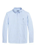 Men's Stripe Stretch Poplin Shirt