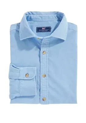 Corduroy Spread Collar Shirt