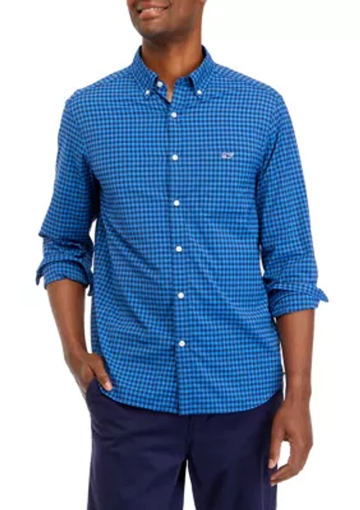 Men's On-the-Go Lightweight Gingham Shirt