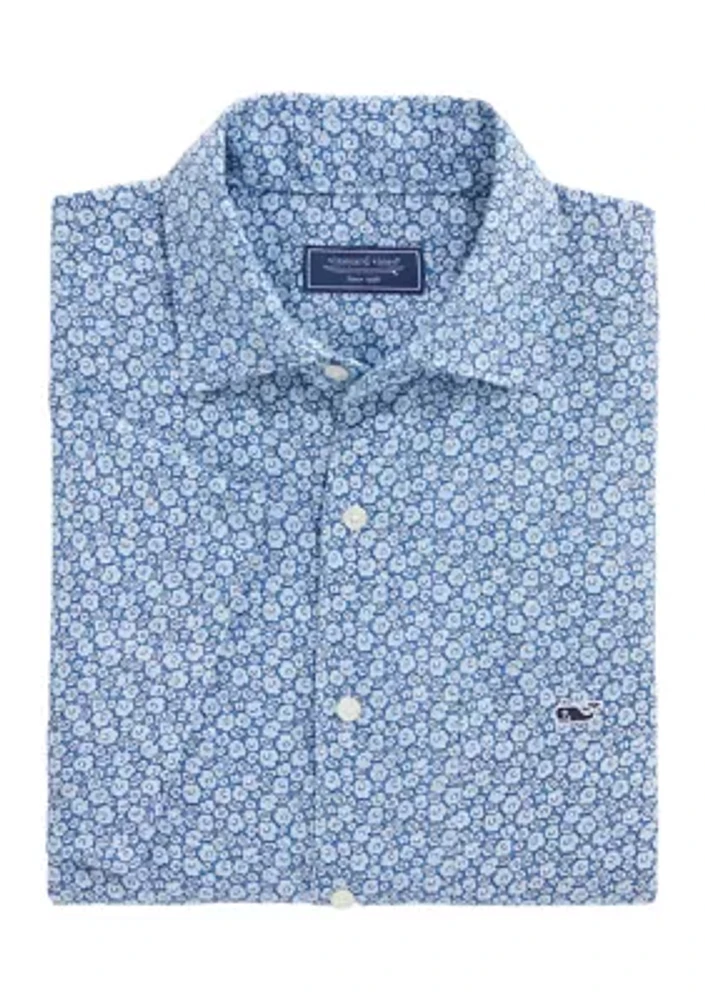 Men's Micro Floral Short Sleeve Shirt