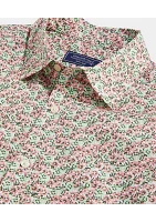 Gulf Floral Printed Casual Short Sleeve Shirt