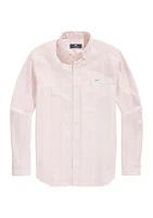 Stripe Stretch Oxford Whale Shirt