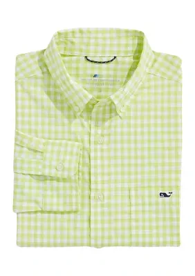 On-The-Go Nylon Gingham Shirt