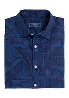 Men's Marina Specs Madras Short Sleeve Shirt