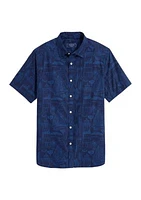 Men's Marina Specs Madras Short Sleeve Shirt