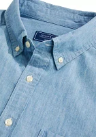 Men's Chambray Short Sleeve Shirt