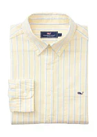 Men's Stripe Stretch Oxford Shirt