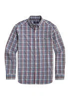 Men's Tattersall Stretch Poplin Shirt