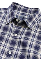 Plaid On the Go Brushed Twill Shirt