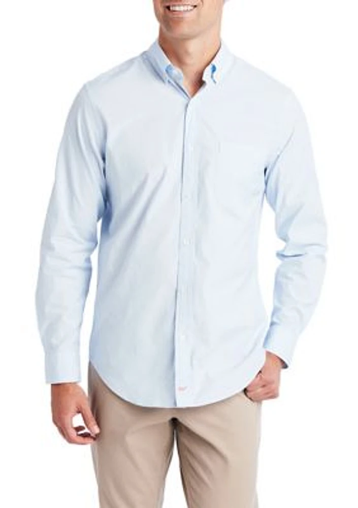 Men's Classic Fit Solid Stretch Cotton Shirt