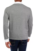 Men's Long Sleeve Rugby Shirt