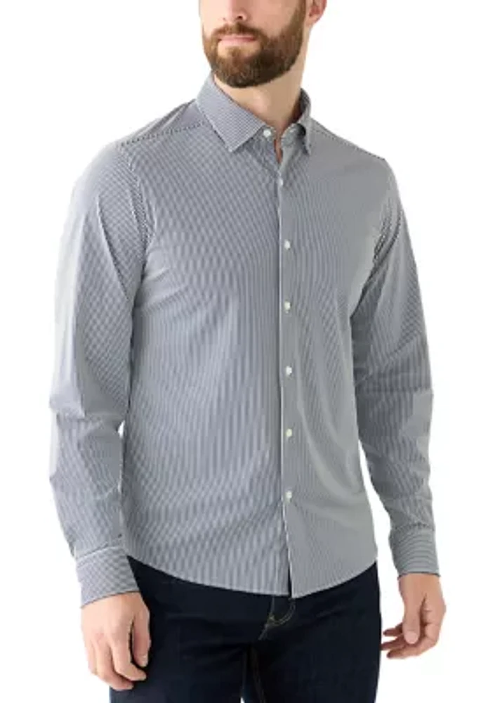 Nylon Performance Striped Shirt