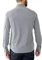 Nylon Performance Striped Shirt