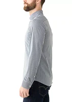 Nylon Performance Striped Shirt