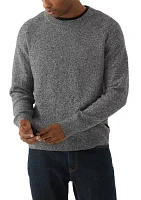 Men's Mouliné Texture Crew Neck Sweater