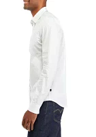 Men's Long Sleeve Woven Stitch Foulard Shirt