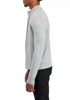 Men's Double Knit Zip Sweater