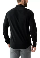 Men's Long Sleeve Piqué Shirt