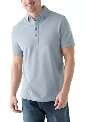 Men's Short Sleeve Oxford Polo Shirt