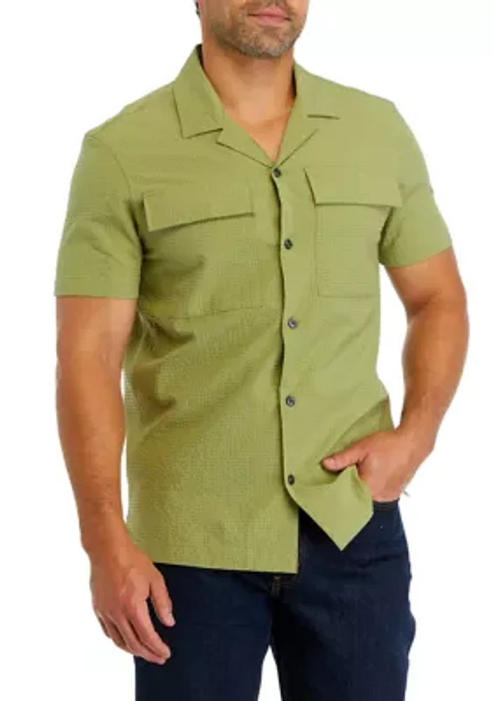 Relaxed Two Pocket Short Sleeve Shirt